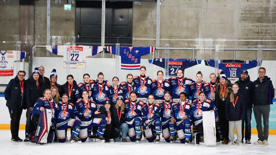 Frauen: Die GCK Lions gewinnen die Silbermedaille