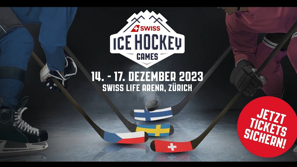 Marti & Lammikko: «Kommt an die Swiss Ice Hockey Games!»
