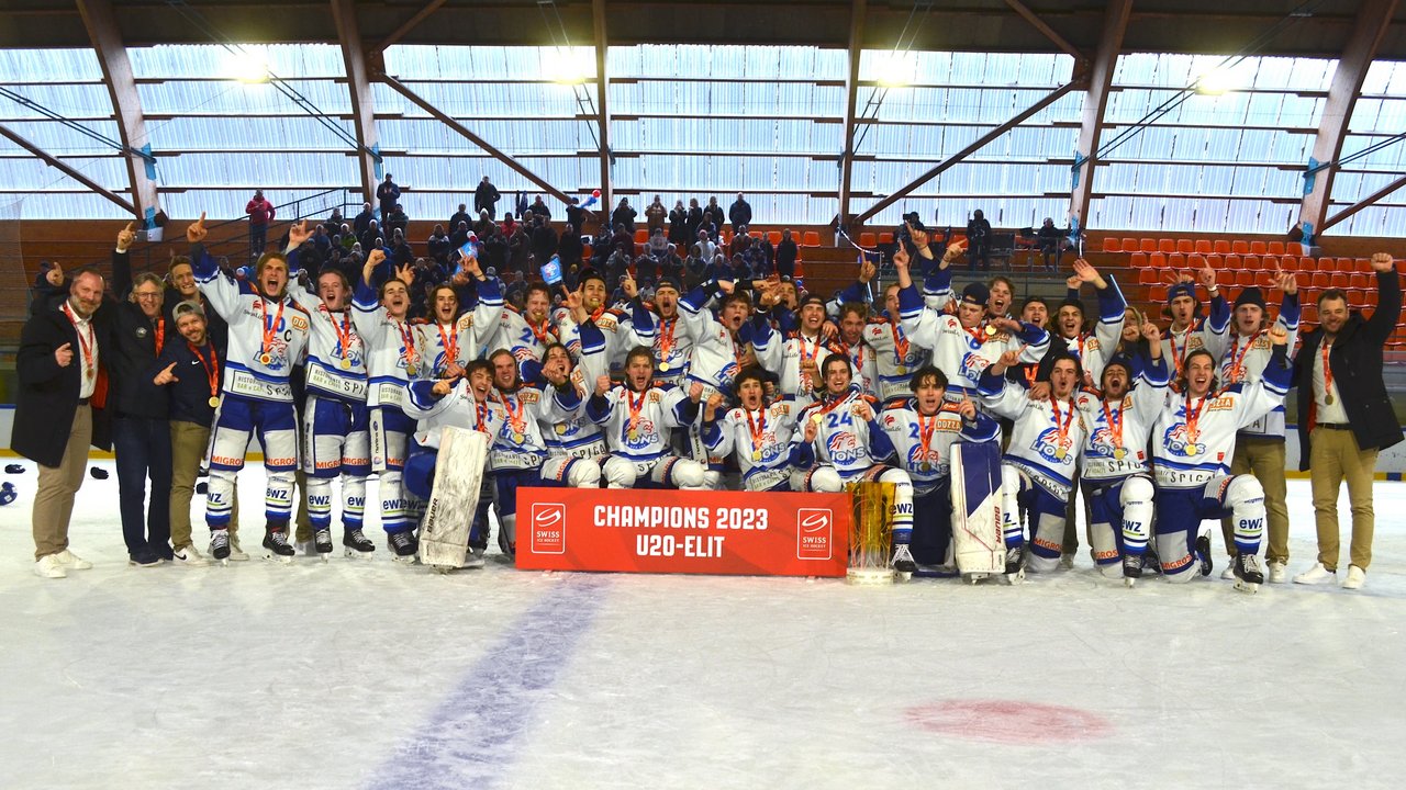 Die U20-Elit der GCK Lions ist Schweizermeister 2023
