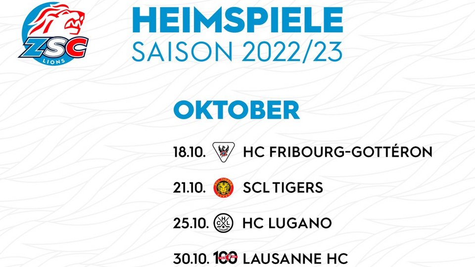 Tickets für die Oktober-Heimspiele im Verkauf