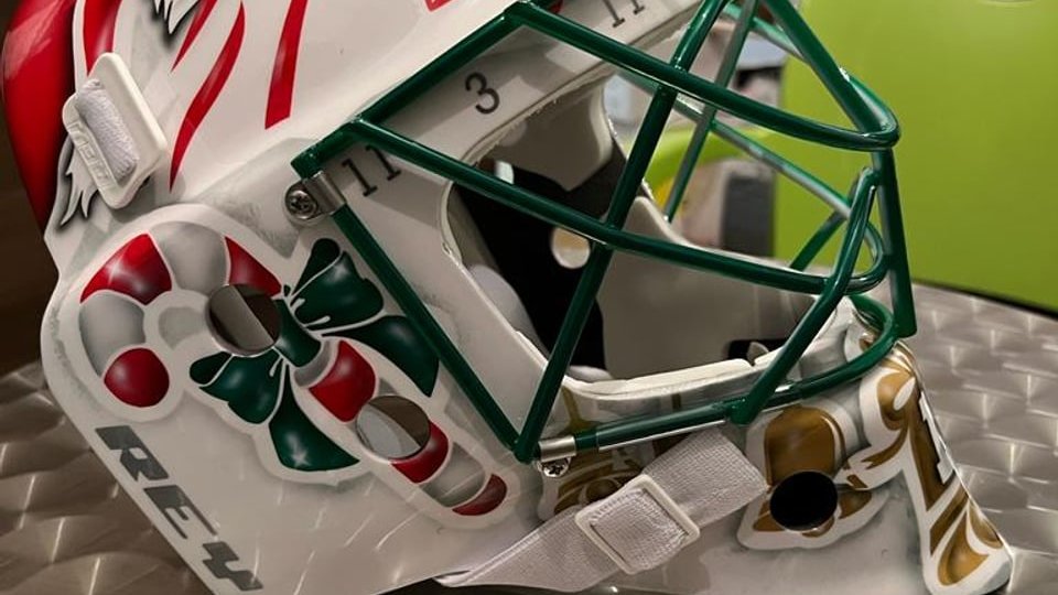 Neunjähriger Luis entwirft neue Maske für ZSC-Goalie