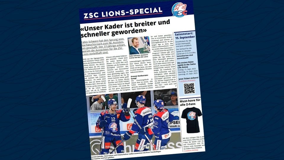 ZSC Lions-Special vom 13.09. online