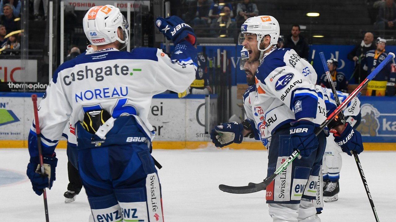 Die ZSC Lions gewinnen 2.2 Sekunden vor dem Ende