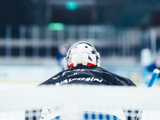 Neue Goaliemasken im Einsatz 