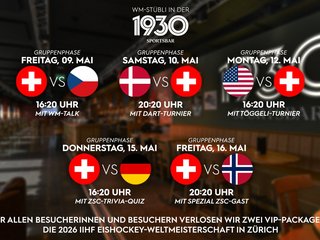 WM-Stübli in der Sportsbar «1930»