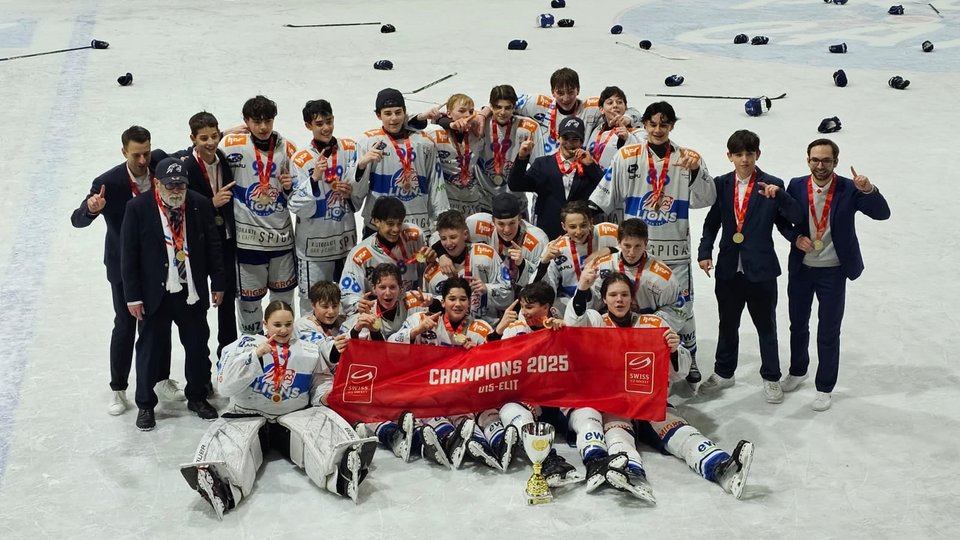 Lions U15-Elit ist Schweizermeister!